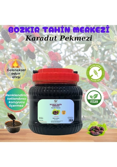 Bozkır Tahin Merkezi Doğal Katkısız Karadut Köy Pekmezi 950 G