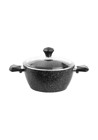 Tantitoni Siyah Gemme Granıtte Granit Derin Tencere 18cm