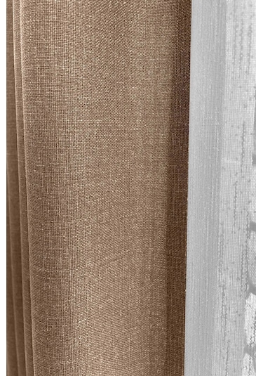 As Perde Keten Fon Perde Çok Renkli