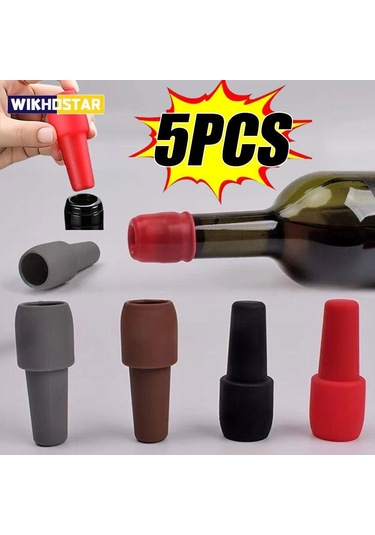 Silikon Şarap Tıpaları İçecek Şişesi Mühürleyen Yeniden Kullanılabilir Köpüklü Şarap Şişesi Tıpa Şarap Şampanya Taze Tutmak Mutfak Gereçleri Diğer Silikon Şarap Tıpaları İçecek Şişesi Mühürleyen Yeniden Kullanılabilir Köpüklü Şarap Şişesi Tıpa Şarap Şampanya Taze Tutmak Mutfak Gereçleri Diğer