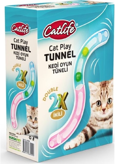 Catlife 203999 İkili Kedi Oyun Tüneli