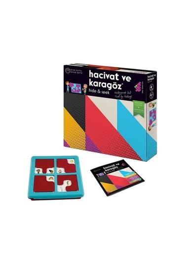 Hacivat ve Karagöz Hide & Find Zeka ve Akıl Oyunu 3+ Yaş 1+ Oyuncu