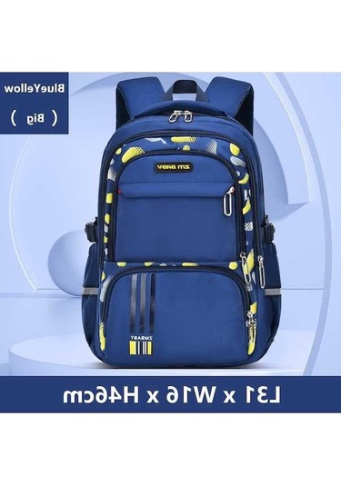 Maoyaya Fengdong Erkek Okul Çantası, Su Geçirmez, Büyük Kap, İlkokul Malzemeleri, Ergonomik Tasarım 42017469 Mavi