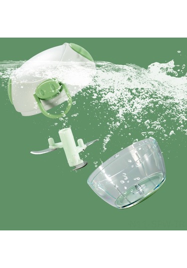 Maiyame Evde Kullanımcı El Çekmeli Sarımsak Halka Haline Getirici - Çilli, Kıyma Ve Baharatları Dağılımı İçin Pratik Alet Mavi/pembe/yeşil Yeşil