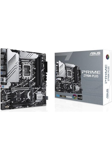 Asus Prime Z790M-Plus Intel Z790 7200 MHz (OC) DDR5 Soket 1700 mATX Anakart