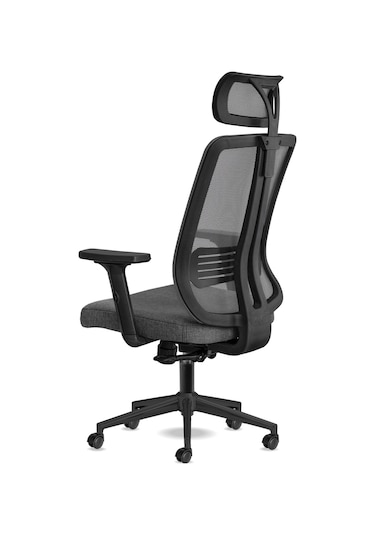 Calitteoyuncukoltuk Calitte Yönetici Çalışma Koltuğu | Spark Başlıklı | Gri Siyah