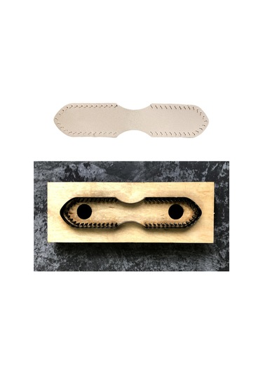 Suntek Çelik Bıçak Ahşap Kalıp Çanta Genişlik-23mm Bej