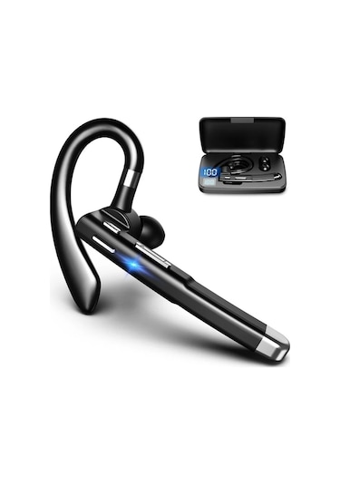 Senlın Tek Kulaklı Bluetooth Kulaklık: Gürültü Engelleme, 42 Saat Konuşma Süresi, Bluetooth 5.0 Ve Ipx6 Su Geçirmezlik