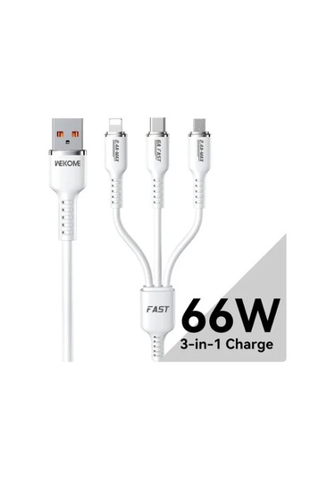 Wekome 100w Type-c Hızlı Şarj Kablosu iPhone Uyumlu, Uyumlu, 15/xiaomi/samsung İçinturuncu1m