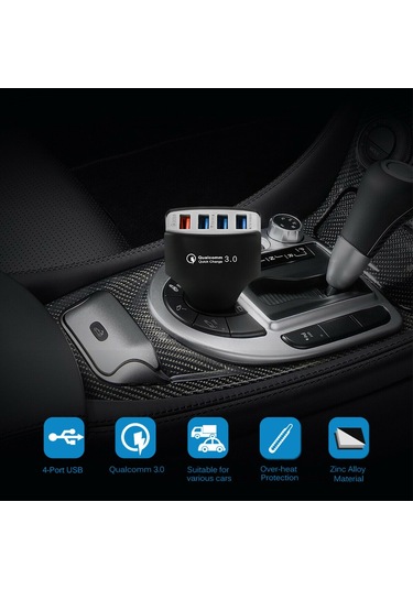 Huawei P30 P20 Pro İçin Hızlı 3.0 Tip C Usb-c Araç Şarj Cihazı Şarj Kablosu