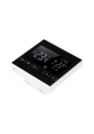 Flybuy Samdoo Dokunmatik Zemin Isıtma Termostatı - Çift Sıcaklık Kontrolü, Programlanabilir, 112 Karakterli Ekran