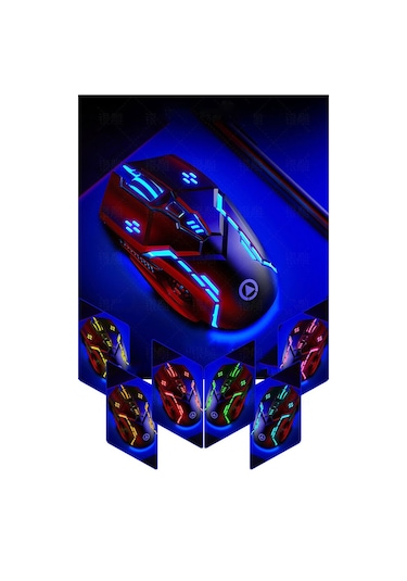 TechTic G5 Mekanik E-Spor PUBG RGB Oyun Gaming Mouse