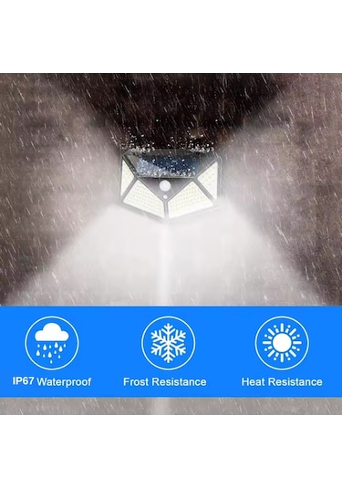 Forlife 40watt Güneş Enerjili Solar Bahçe Duvar Armatürü