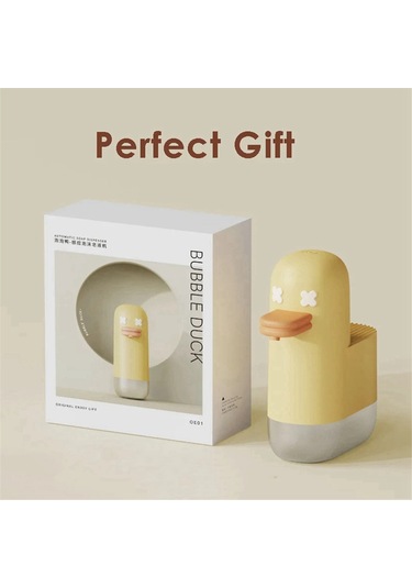 Anjiexun Işıklı Otomatik Temassız Sabunluk, Şarj Edilebilir Sarı