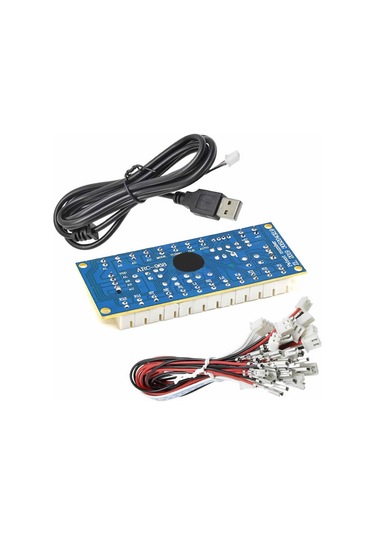 Arcade Usb Kontrol Kart Seti  PC Joystick Oyun Kol Konsol Buton
