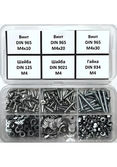 Krasimall M4 Gizli Başlı Vida Takımı, M4 Somunu, M4 Pulu 144337219 Diğer