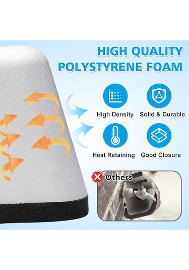 Suntek 2 Adet Açık Musluk Kapağı Donma Koruması