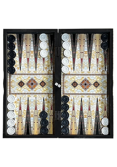 Marble Mermer Desenli Kaplama Tavla Orta Boy 44 X 44 Cm