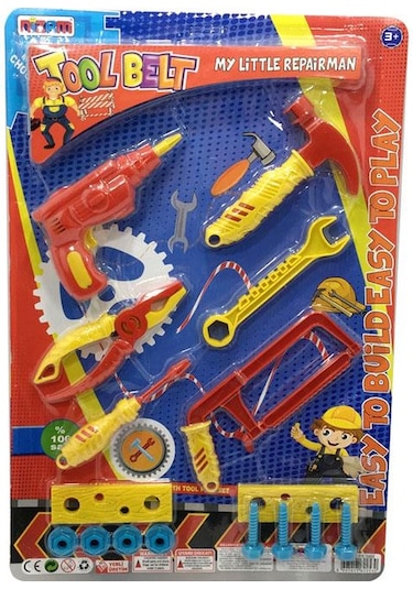 16 Parça Oyuncak Tamirat Tadilat Seti Takımı Tamir Oyuncakları