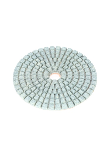 Moveevo Granit Ve Mermer İçin 3 İnç 10 Adet Diamant Nemli Taşlama Diski 50 -3000 + 1 Adet M14 Destek Diski Seti