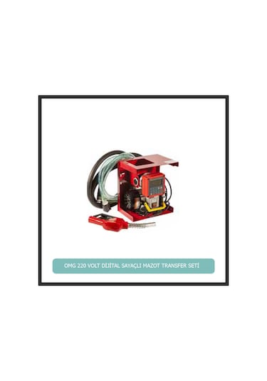Omg 220 Volt Dijital Sayaçli Otomatik Mazot Transfer Seti