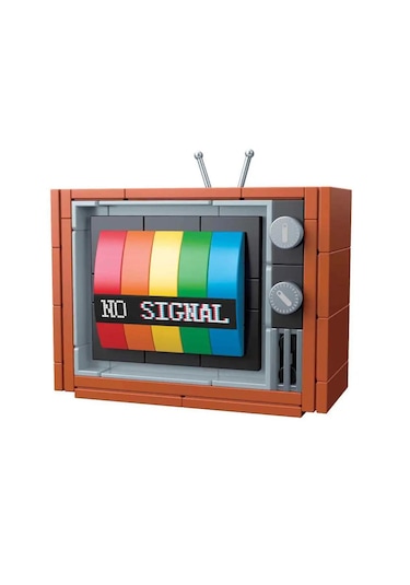 Retro Renkli Televizyon - 132 Parça - Sergilemeye Uygun, Koleksiyonluk Hediye