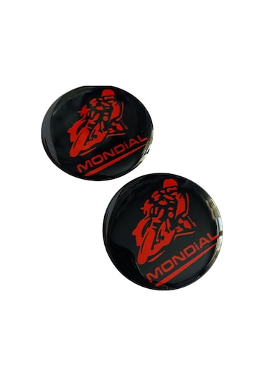 Mondial Logo Damla Etiket 5x5 Cm 2' Li Siyah Siyah