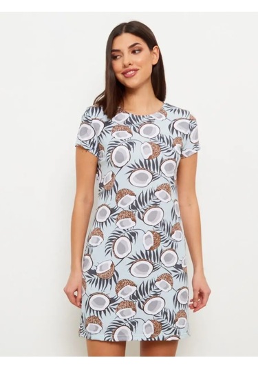 Letto Ev Elbisesi, Tunik, Gece Elbisesi 145614450 Açık Mavi