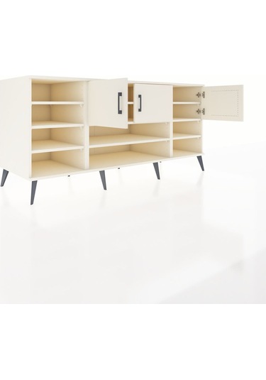 Kronos Konsol 9 Raflı 3 Kapaklı 176x59x83 Aytaşı-aytaşı/antrasit Aytaşı/antrasit