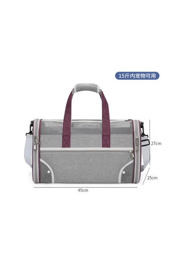 Kedi Nefes Alabilir Uzay Kabini El Çantası-f Mor