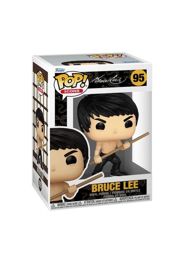 Funko Pop Icons: Bruce Lee With Bo Staff