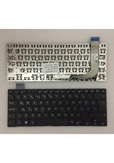 Asus X407m X407u Notebook Klavye Siyah Tr