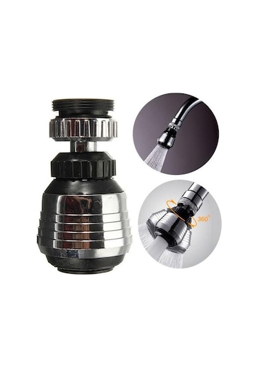 Tasarruflu 2 Fonksiyonlu Musluk Başlığı Yağmurlama Perlatörlü Dönebilir Oynar Mutfak Lavabo Musluğu