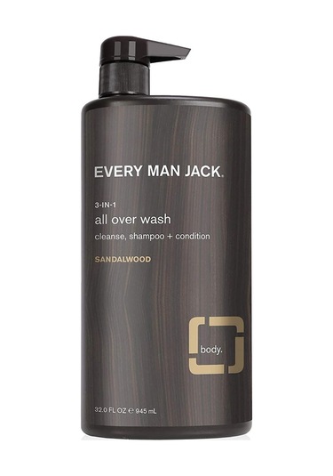 Every Man Jack All Over Wash 3 in 1 Sandalwood Şampuan 945 ML