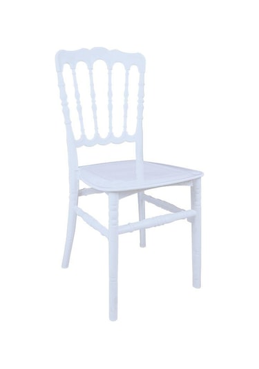 Mandella Karmen Düğün Sandalyesi Model 2 (2 Adet) Beyaz