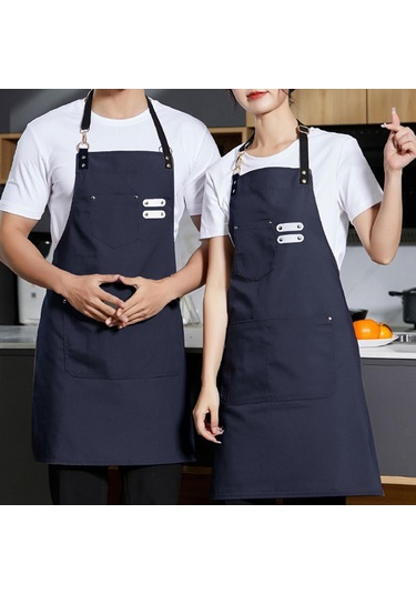 Homyl Şef Önlüğü Bahçe Ticari Mağaza Için Çok Amaçlı Mavi