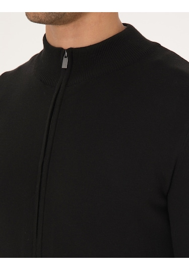 Pierre Cardin Erkek Siyah Hırka Triko 50317409-vr046 Siyah