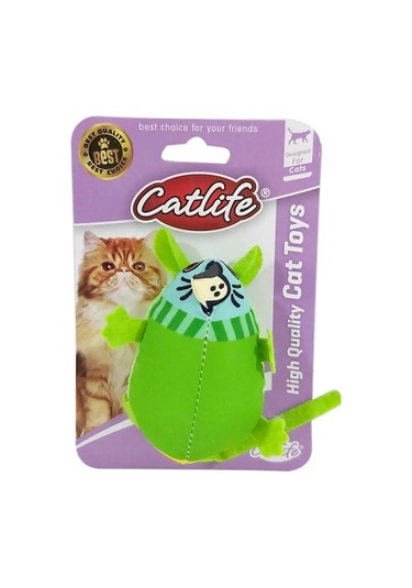 Sevimli Kumaş Fare Kedi Oyuncağı 17 Cm Çeşitli Renklerde