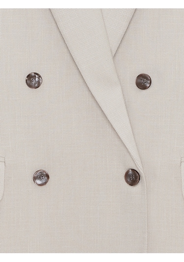Dilvin 60792 Blazer Ceket-bej Bej