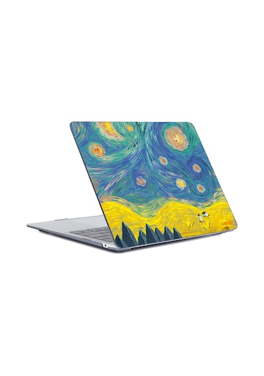 Macbook Pro 13" A2251/A2289/A2338 Desenli Koruyucu Laptop Kılıfı Alan