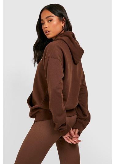 Unisex Kahverengi Dsgn Studio Oversize Sweatshirt Kahverengi