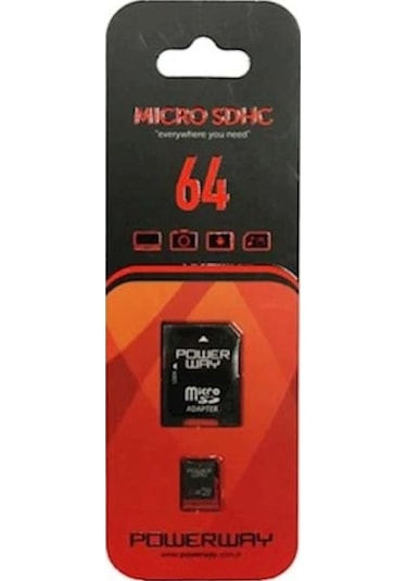 Powerway 64 Gb Micro Sd Hafıza Kartı