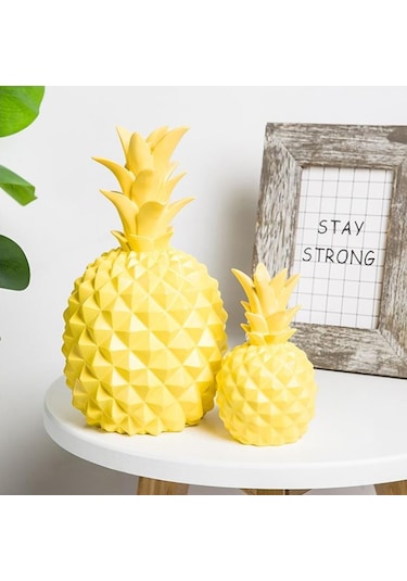 Ananas Şeklinde Desenli Büyük Boy Pilli Masa Ve Gece Lambası Go5 Çok Renk