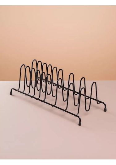 İlwi Kapaklar Ve Tabaklar İçin Metal Stand 159800848 Siyah