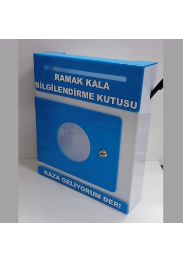 Mavi Pleksi A-4 Ramak Kala Kutusu