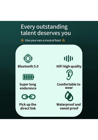 Sones 892-D TWS Bluetooth 5.0 Kablosuz Kulakiçi Kulaklık