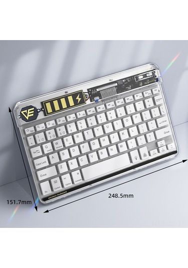 Jeemson Yeşil Renkli Kablosuz Klavye-fare Seti: Abs Malzeme, 10m Menzil, 400mah Pil, 5m Tuş Ömrü, Optik Teknoloji Diğer