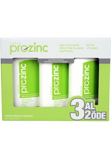 Prozinc Vitamin E Kepeğe Karşı Etkili Şampuan 3 x 300 ML