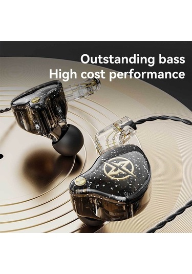 Willowhaven Spor Kulaklığı X2 Pro, 3.5mm Çevirilebilir Kablo, 11.6mm Hifi Dinamik, Bass, Siyah Mikrofonlu Kulaklık X2 Pro