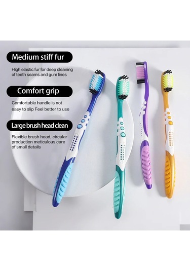 Yuqing 8pcs-yetişkin Ev Kullanımına Yönelik Diş Lekelerini Ve